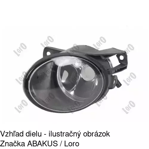Hmlové svetlo - predné 9555290E /POLCAR/ - obr. 4