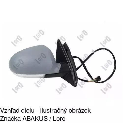 Vonkajšie zrkadlo 9555525S /POLCAR/ - obr. 2