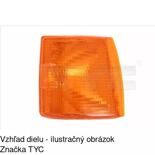 Predná smerovka 956619-E /POLCAR/