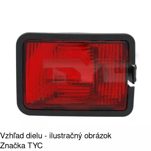 Záslepka hmlovky POLCAR 9566971R