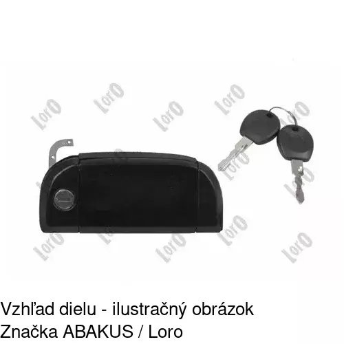 Vnútorná kľučka 9566Z-46 /POLCAR/ - obr. 2