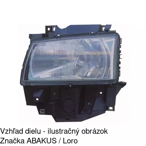Hlavný reflektor 9567090E /POLCAR/ - obr. 2
