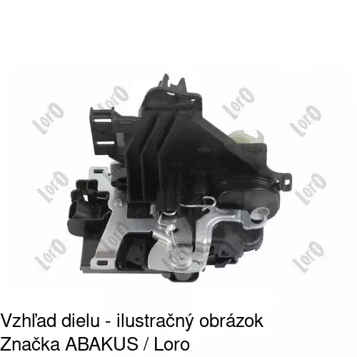 Vnútorná zámka dverí 9568ZC-1 /POLCAR/ - obr. 2