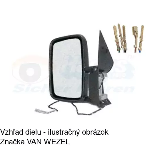 Vonkajšie zrkadlo 9571514M /POLCAR/ - obr. 3
