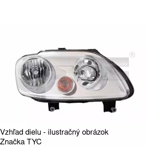 Hlavný reflektor 9575091E /POLCAR/ - obr. 2