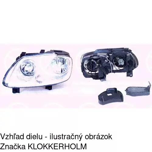 Hlavný reflektor 957510-T /POLCAR/ - obr. 3