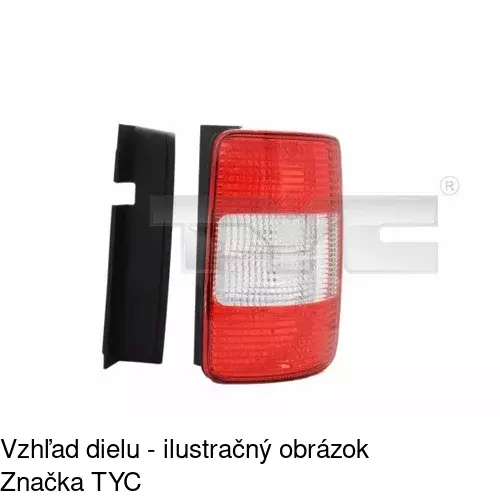 Zadné svetlo 9575871E /POLCAR/ - obr. 1