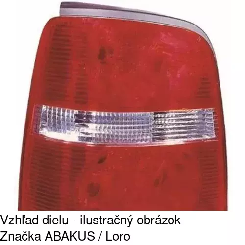 Zadné svetlo 9578880E /POLCAR/ - obr. 3