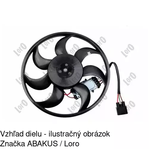 Ventilátor bez krytu / podpery 958023U6 /POLCAR/ - obr. 4