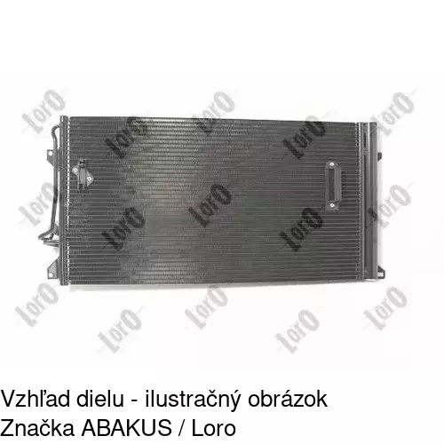 Chladiče klimatizácie 9580K81X /POLCAR/ - obr. 3