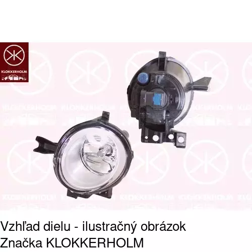 Hmlové svetlo - predné POLCAR 9581302V