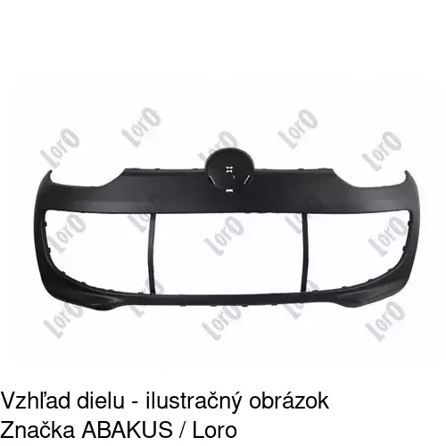 Predný nárazník 95A107 /POLCAR/ - obr. 2