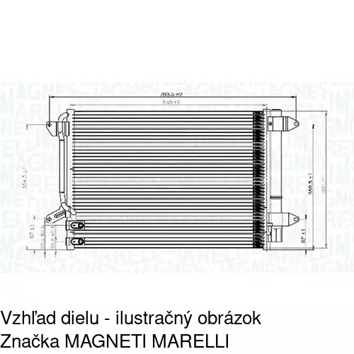 Chladiče klimatizácie POLCAR 95C1K8C1S