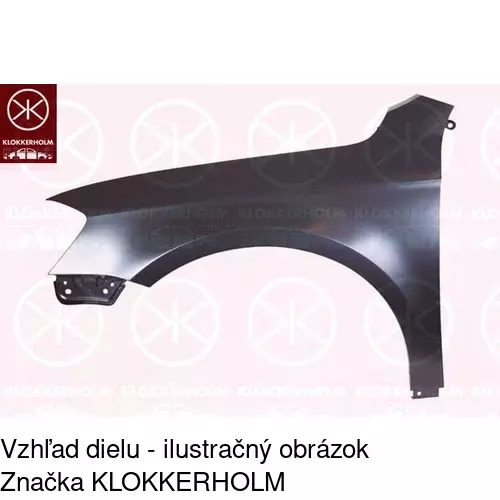 Predný blatník POLCAR 95D102