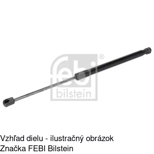 Plynová pružina POLCAR 95D1AB1