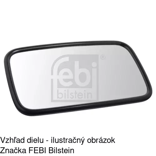 Vonkajšie univerzálne zrkadlo 99LU19-E /POLCAR/