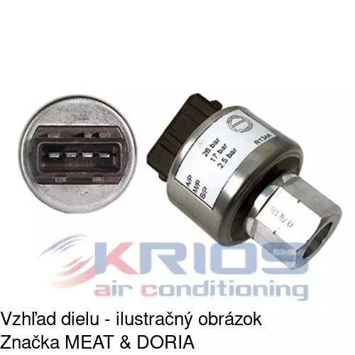 Čidlo klimatizácie CK0006 /POLCAR/ - obr. 1