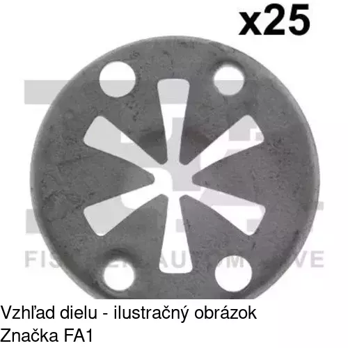 Montážny plech RX70143Z /POLCAR/ - obr. 2