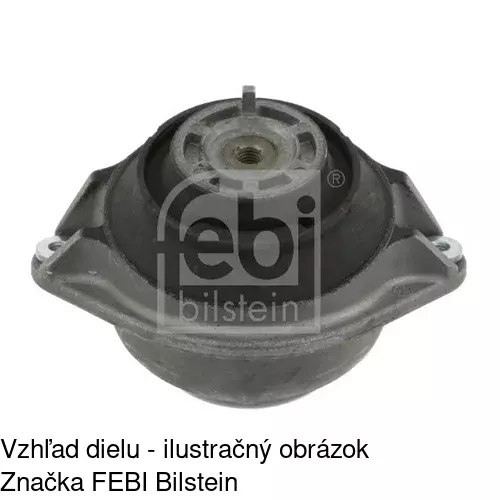 Silentblok motora POLCAR S2250024