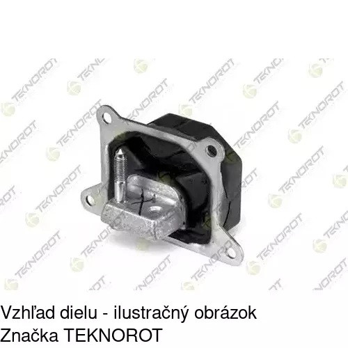 Silentblok motora S2255009 /POLCAR/ - obr. 3