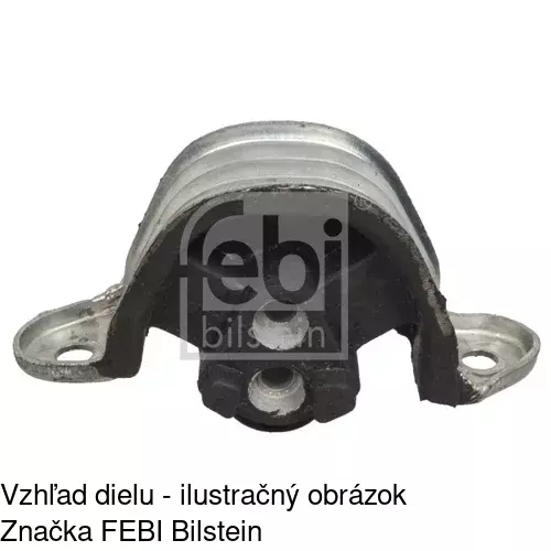 Silentblok motora POLCAR S2255031