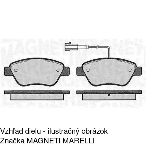 Brzdové dosky S70-0209 /POLCAR/ - obr. 5