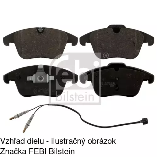 Brzdové dosky S70-0224 /POLCAR/ - obr. 3