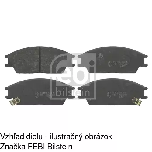 Brzdové dosky S70-0233 /POLCAR/ - obr. 3
