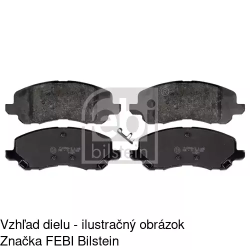 Brzdové dosky POLCAR S70-0281