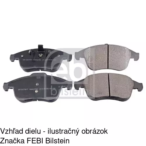 Brzdové dosky S70-0285 /POLCAR/ - obr. 4