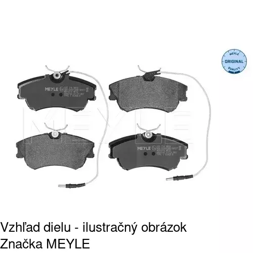Brzdové dosky S70-0292 /POLCAR/ - obr. 5