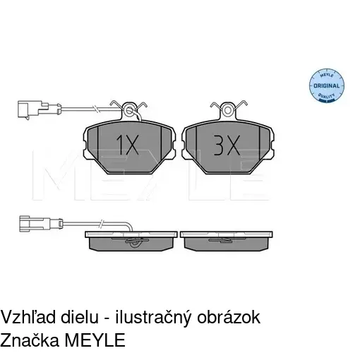 Brzdové dosky S70-0335 /POLCAR/ - obr. 4