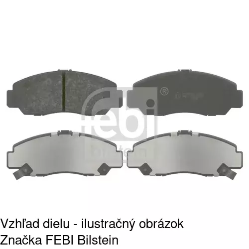 Brzdové dosky S70-0340 /POLCAR/ - obr. 5