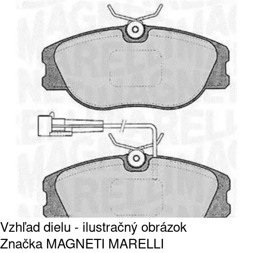 Brzdové dosky S70-0468 /POLCAR/ - obr. 4