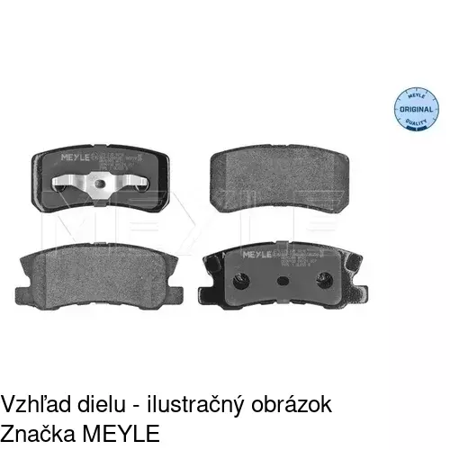 Brzdové dosky S70-0469 /POLCAR/ - obr. 5