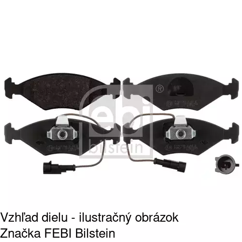Brzdové dosky S70-0503 /POLCAR/ - obr. 4