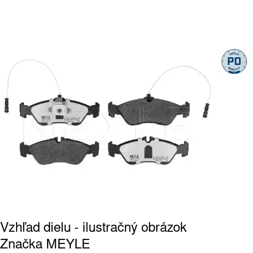 Brzdové dosky S70-1060 /POLCAR/ - obr. 4