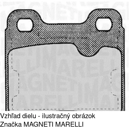 Brzdové dosky POLCAR S70-1221