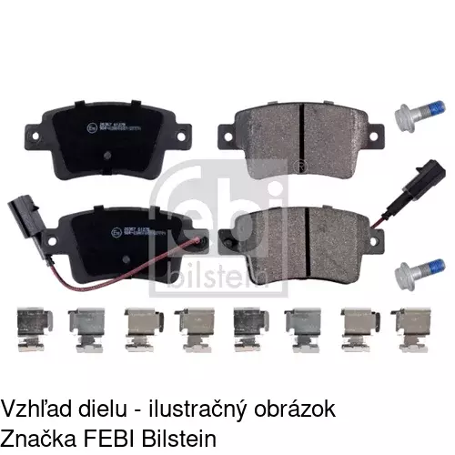 Brzdové dosky POLCAR S70-1552
