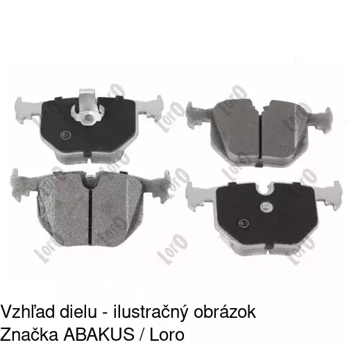 Brzdové dosky S70-1608 /POLCAR/ - obr. 5