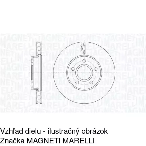 Brzdový kotúč S71-0124 /POLCAR/ - obr. 3