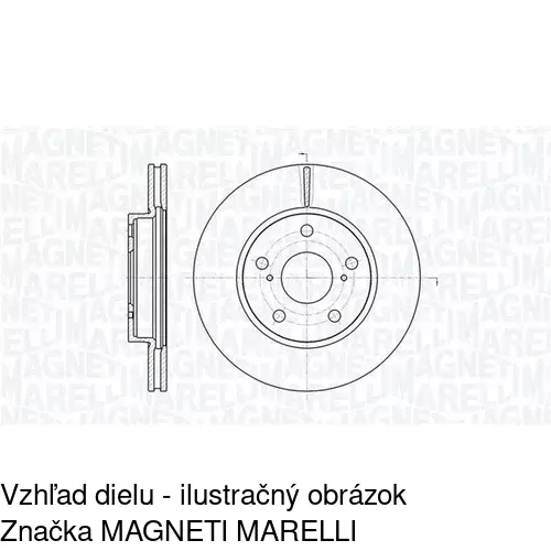 Brzdový kotúč S71-0208 /POLCAR/ - obr. 5