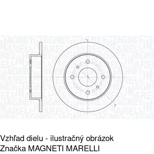 Brzdový kotúč S71-1074 /POLCAR/ - obr. 5