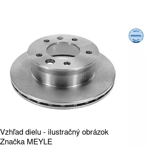 Brzdový kotúč POLCAR S71-1225