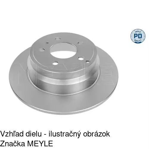 Brzdový kotúč S71-1230 /POLCAR/ - obr. 2
