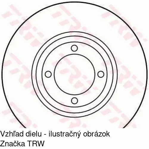 Brzdový kotúč S71-1286 /POLCAR/ - obr. 2