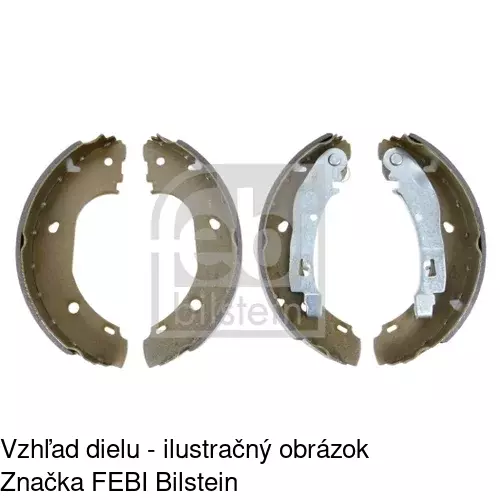 Brzdové čeľuste POLCAR S72-1029