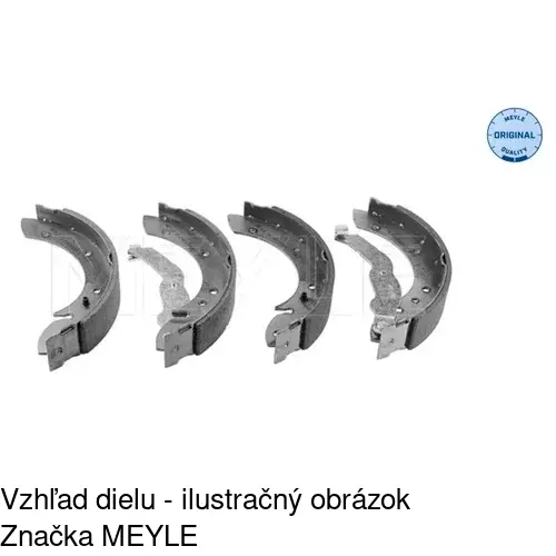 Brzdové čeľuste S72-1051 /POLCAR/ - obr. 1