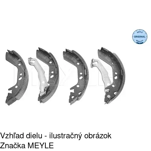 Brzdové čeľuste POLCAR S72-1082