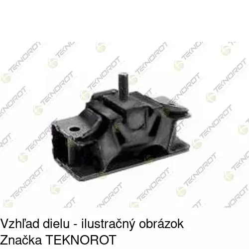 Silentblok motora SC-155 /POLCAR/ - obr. 3